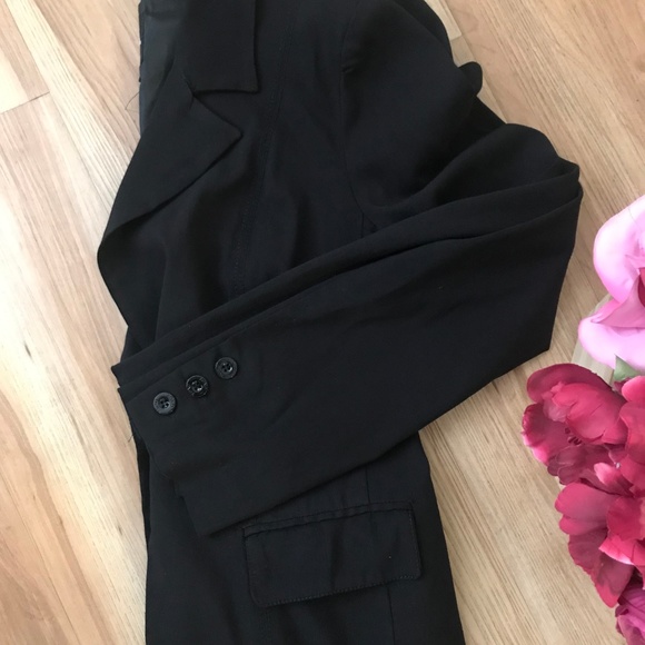 XOXO Classic Collared Single-Button Blazer M Black - Picture 2 of 8